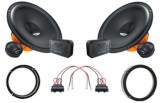Pachet Difuzoare Auto Hertz Dieci DSK 165.3 VW Spate, 160W, 165mm + Inele Adaptare Seat Skoda VW - Upgrade Audio