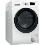 Uscator de rufe Whirlpool FFTM119X2BYEE, Condensare, 9 kg, 6th Sense, Motor SenseInverter, FreshCare+, Display, Alb