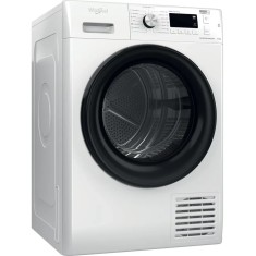 Uscator de rufe Whirlpool FFTM119X2BYEE, Condensare, 9 kg, 6th Sense, Motor SenseInverter, FreshCare+, Display, Alb
