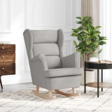 VidaXL Scaun balansoar, gri nor, 74x90x102 cm, material textil 4016929