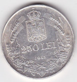 ROMANIA 250 LEI 1941 TPT, Argint