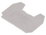 Capac final gri poliamidă 1mm