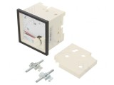 Ampermetru de Panou AC 0-100A Clasa 3 300V 72x72x64mm