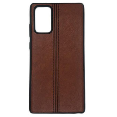 Husa telefon Silicon Samsung Galaxy Note 20 zn980 Brown Leather foto