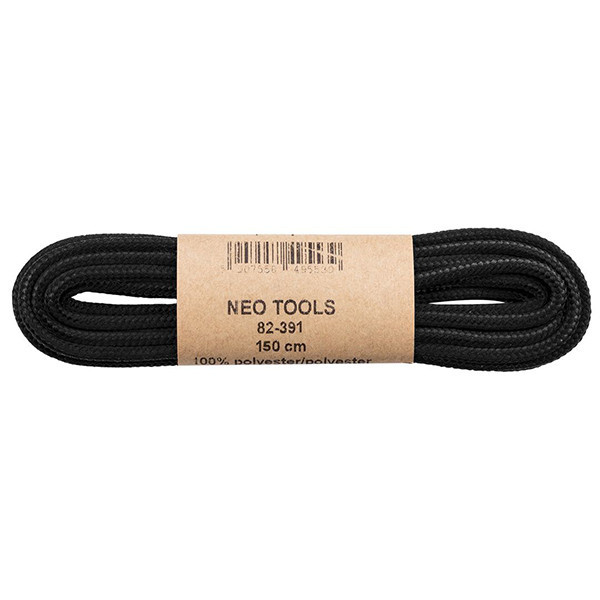 Sireturi pentru incaltaminte de lucru 150cm negre NEO TOOLS 82-391 HardWork ToolsRange