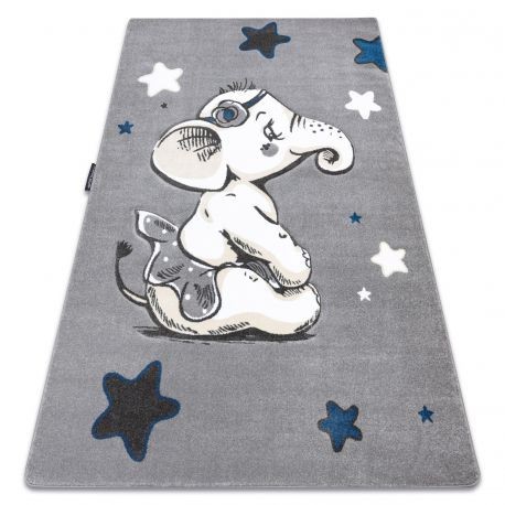 Covor PETIT ELEPHANT ELEFANT STEA gri, 140x190 cm