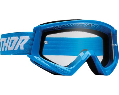 Ochelari cross/atv Thor Combat Racer, albastru/alb foto