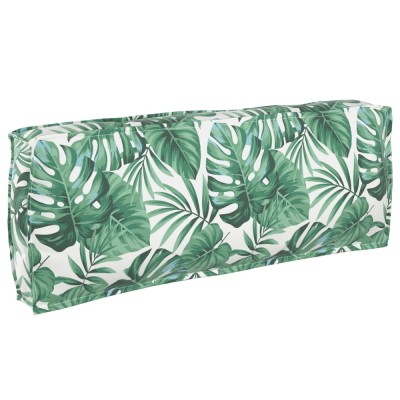 vidaXL Pernă pentru spătar din paleți model frunze 120 x 40 x 12 cm 42001546 foto