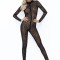 Catsuit Overall Transparent Leopard S