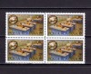 ✅ RO 1979 LP 996 &quot; Ziua marcii postale romanesti &quot;, serie in bloc de 4 ,MNH, Nestampilat