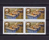 ✅ RO 1979 LP 996 &quot; Ziua marcii postale romanesti &quot;, serie in bloc de 4 ,MNH, Nestampilat