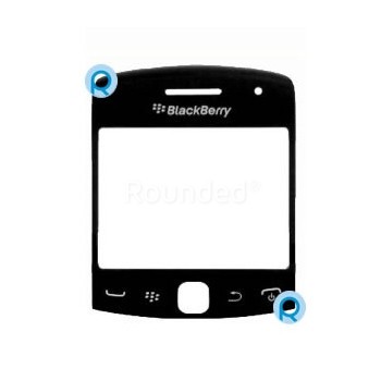 BlackBerry 9360 Curve Display Geam Geam Negru foto