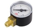 Manometru Pneumatic 0-16 bar 40 mm Clasa 1.6 Conexiune G1/8 Inferioara Carcasa Metal