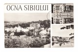 CP Ocna Sibiului - Mozaic, RPR, circulata 1963, stare buna, Printata