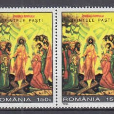 ROMANIA 1995 LP 1374 SFINTELE PASTI PERECHE MNH