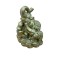 Statuieta elefant cu pui din rășină 9.5 cm
