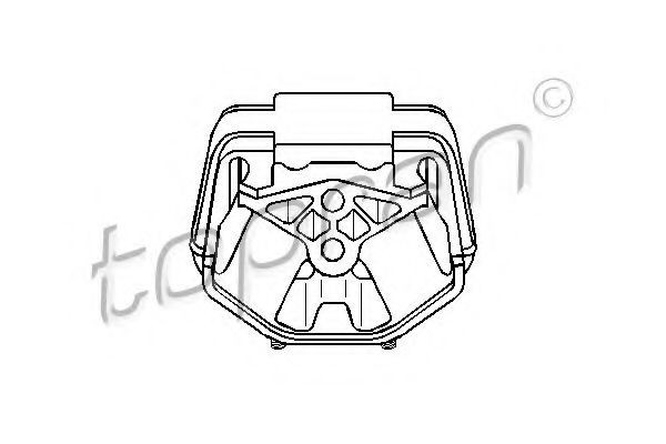 Suport motor OPEL ASTRA F Hatchback (53, 54, 58, 59) (1991 - 1998) TOPRAN 201 366