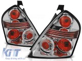 Set de stopuri tuning potrivit pentru Fiat STILO 10.2001-2007 3 usi cu baza cromata, stanga si dreapta Performance AutoTuning