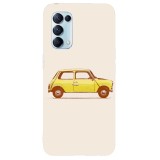 Husa compatibila cu Oppo Reno 4 5G model Mr Bean Mini Cooper, Silicon, TPU, Viceversa, Transparent, Carcasa
