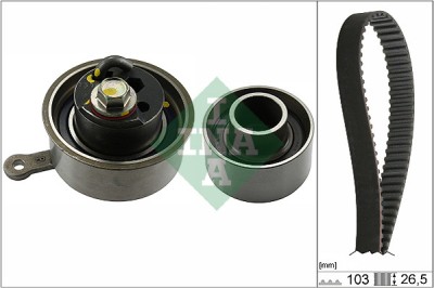 INA 530 0664 10 Set curea de distributie foto