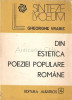 Din Estetica Poeziei Populare Romane - Gheorghe Vrabie