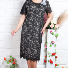 Rochie din dantela neagra Anemona - 46Marimea