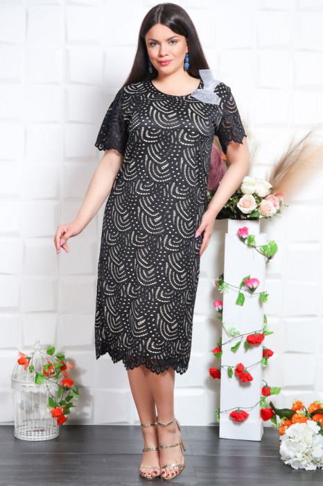 Rochie din dantela neagra AnemonaMarimea