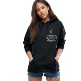 Hanorac dama negru - Espresso Yourself II - XL