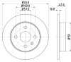 Disc frana OPEL MERIVA (2003 - 2010) KRIEGER 0950004275