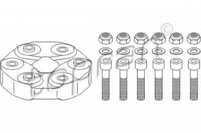 Cuplaj elastic cardan MERCEDES E-CLASS Combi (S124) (1993 - 1996) TOPRAN 400 239 foto