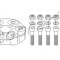 Cuplaj elastic cardan MERCEDES CLK Cabriolet (A208) (1998 - 2002) TOPRAN 400 239