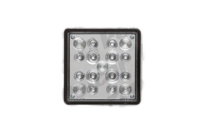 Stop spate lampa Universal, spate, omologare ECE , partea Spate Stanga/ Dreapta, 100x100mm, Alba, Cu Leduri, cu lampa ceata foto