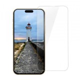 Folie de protectie Ecran Anank 1X Reinforced pentru Apple iPhone 16 Pro, Sticla Securizata, Full Glue, 3D, Set 10 bucati