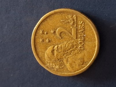2 dollars 1989 australia foto