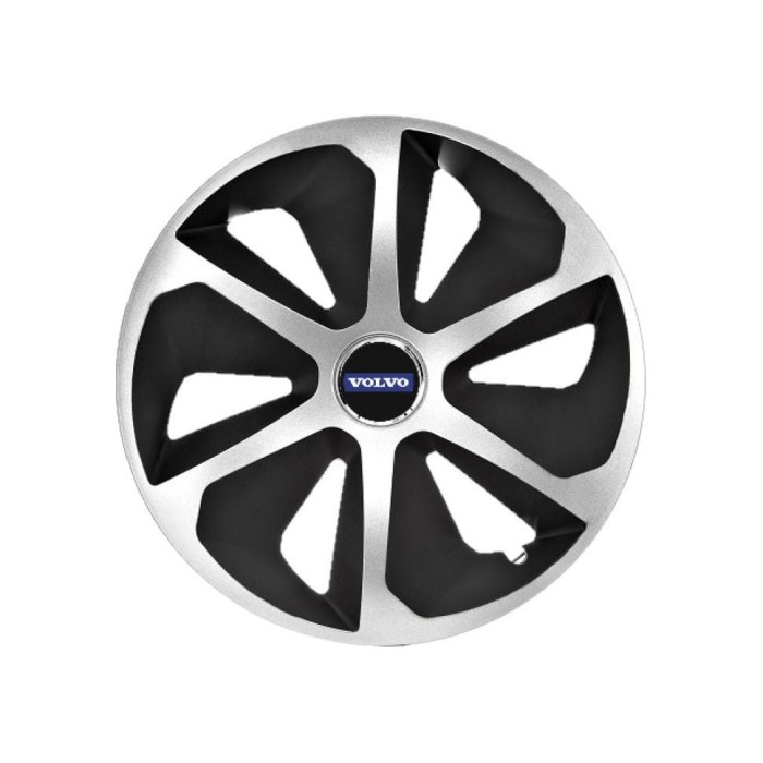 Set 4 capace roti Roco Gri-NegruR16 Compatibil Cu Volvo