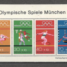 Germania.1972 Olimpiada de vara MUNCHEN-Bl. MG.297