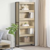 Cumpara ieftin Dulap pentru carti 80 x 30 x 189,5 cm Lemn prelucrat Sonoma
