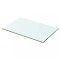 Gossi raft din sticla transparenta, 50 x 25 cm