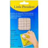 Adeziv Modelator, Little President, White Tack, Set 54 Bucăți, Capacitate 75g, Oem