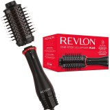 Perie electrica fixa REVLON One-Step Volumiser PLUS RVDR5298E, Cap detasabil, 4 Trepte de temperatura, Tehnologie cu ioni Tourmaline, Ceramica si tita