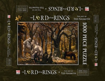 The Lord of the Rings 1000 Piece Jigsaw Puzzle: The Art of Ted Nasmith: Song of the Trollshaws foto