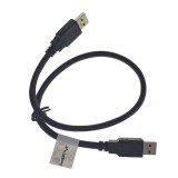 Cablu USB 3.0 tata la USB 3.0 tata, Lanberg 42777, lungime 50 cm, negru