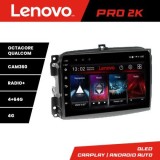Navigatie Fiat 500L 2012-2017 Lenovo Kit-500L 8 core QLED 2K 4+64 360 Android Waze USB Navigatie Internet Youtube Radio CarStore Technology