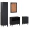 Set dulap baie 4 buc. Lemn de mango solid - 8
