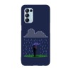 Husa compatibila cu Oppo A73, Viceversa, model Minecraft Rain, Silicon, TPU, Transparent, Carcasa