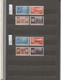 ROMANIA 1941 LP 146 I LP III FRATIA DE ARME ROMANO-GERMANA SERIE + SERIE SUPRATIPAR ODESA MNH NESTAMPILATE