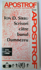 Scrisori catre Bunul Dumnezeu - Ion D. SIRBU foto