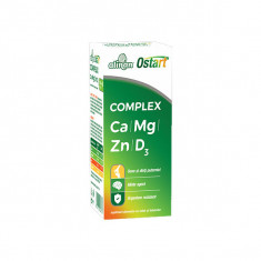 Sirop Alinan Ostart Complex Ca + Mg + Zn +D3 200 mililitri Fiterman