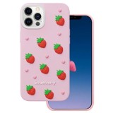 Husa pentru Apple iPhone 16 Pro Max, OEM, Strawberry, Roz