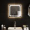 vidaXL Oglindă de baie cu LED, 40x40 cm 151776